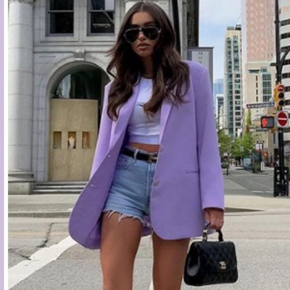 STORETS LILAC BLAZER